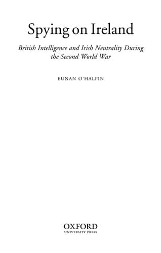 Tapa de Spying on Ireland