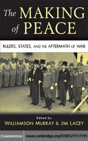 Tapa de The making of peace