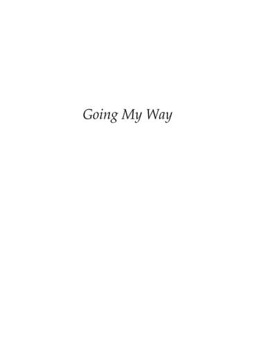 Tapa de Going my way