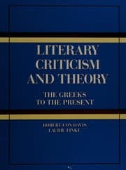 Tapa de Literary criticism and theory