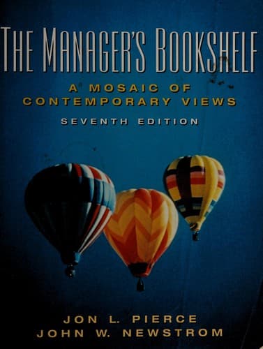 Tapa de The manager's bookshelf