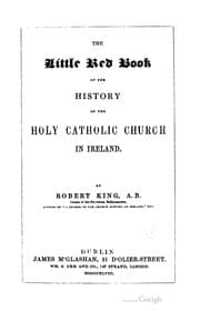 Tapa de The Little red book of the history of the Holy Catholic Church in Ireland