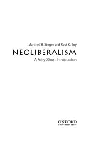 Tapa de Neoliberalism