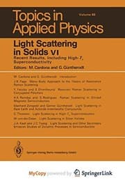 Tapa de Light Scattering in Solids VI