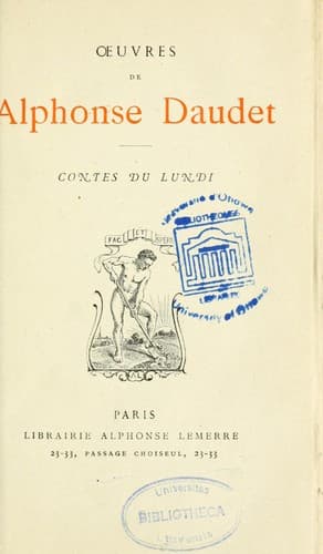 Tapa de Contes du lundi