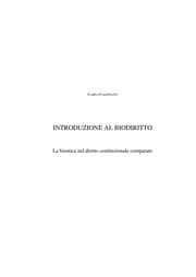 Tapa de Introduzione al biodiritto