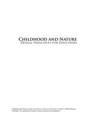 Tapa de Childhood and nature