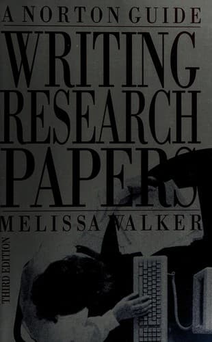 Tapa de Writing research papers