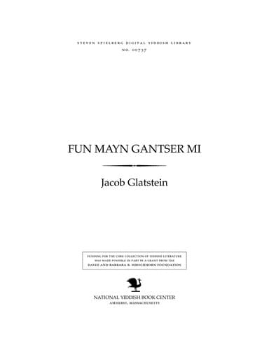 Tapa de Fun mayn gantser mi