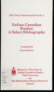 Tapa de Italian-Canadian studies