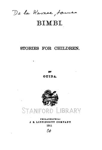 Tapa de Bimbi: Stories for Children