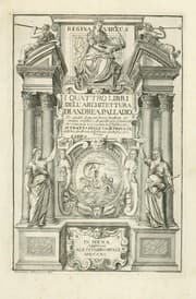 Tapa de I quattro libri dell'architettura di Andrea Palladio