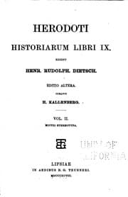 Tapa de Herodoti Historiarum libri IX: historiarum libri IX