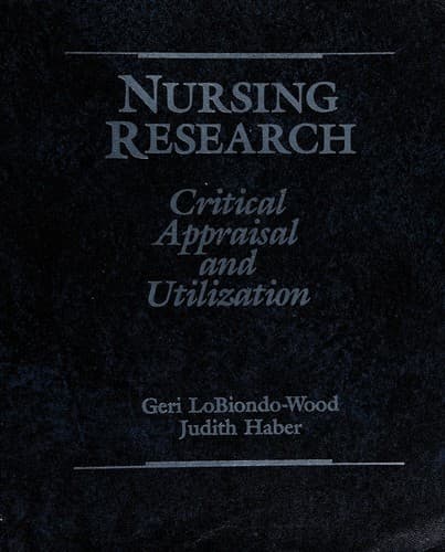 Tapa de Nursing research