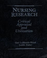 Tapa de Nursing research