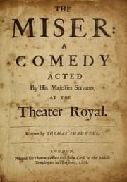 Tapa de The Miser