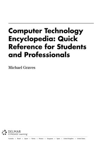 Tapa de Computer technology encyclopedia