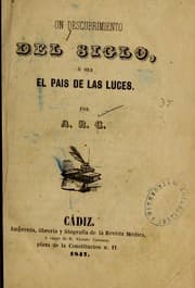 Tapa de Un descubrimiento del siglo
