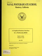 Tapa de A Graphical Database Interface for a Mulitmedia [i.e. Multimedia] DBMS