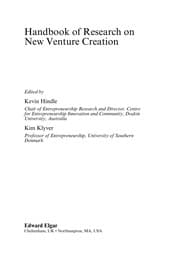 Tapa de Handbook of research on new venture creation