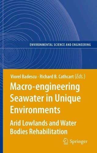 Tapa de Macro-engineering Seawater in Unique Environments
