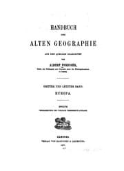 Tapa de Handbuch der alten Geographie, v. 3