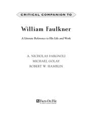 Tapa de Critical companion to William Faulkner