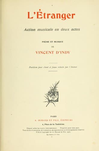 Tapa de L'étranger