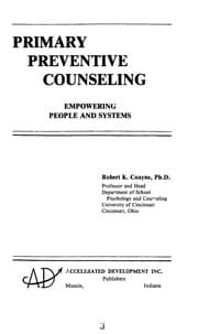 Tapa de Primary preventive counseling