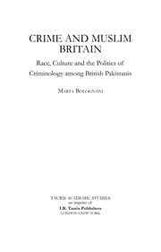 Tapa de Crime and Muslim Britain