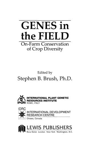 Tapa de Genes in the field