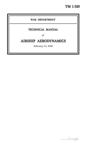 Tapa de Airship Aerodynamics