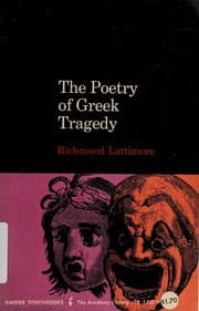Tapa de The poetry of Greek tragedy