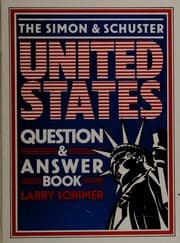 Tapa de The Simon and Schuster United States question and answer book