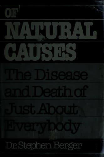 Tapa de Of natural causes