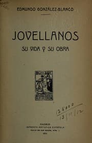 Tapa de Jovellanos su vida y su obra