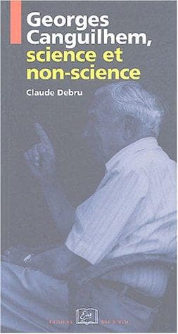 Tapa de Georges Canguilhem, science et non-science