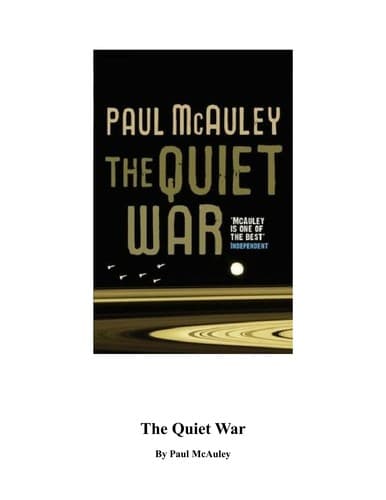 Tapa de The quiet war