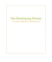 Tapa de The developing person through childhood and adolescence
