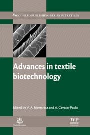 Tapa de Advances in textile biotechnology