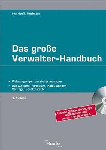 Tapa de Das grosse Verwalter-Handbuch