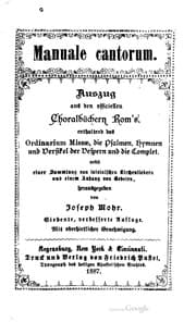Tapa de Manuale cantorum