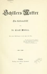 Tapa de Schillers Mutter