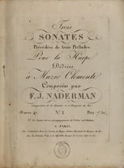 Tapa de Trois sonates précédées de trois préludes