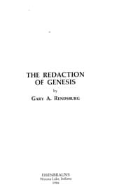 Tapa de The redaction of Genesis