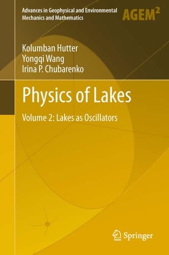 Tapa de Physics of Lakes