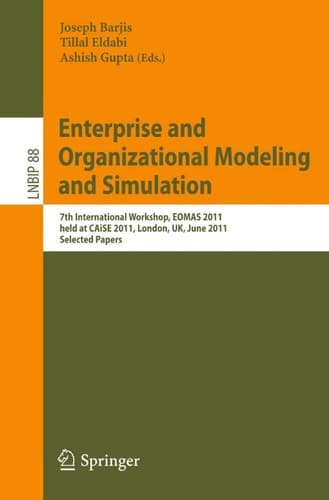 Tapa de Enterprise and Organizational Modeling and Simulation