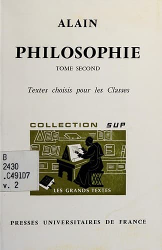 Tapa de Philosophie