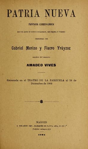 Tapa de Patria nueva