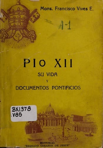 Tapa de Pio XII